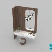 3D Model Dressing Table Free Download 01160