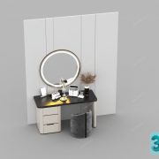 3D Model Dressing Table Free Download 01229
