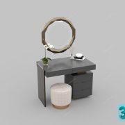 3D Model Dressing Table Free Download 01235