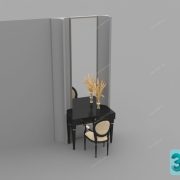 3D Model Dressing Table Free Download 01398