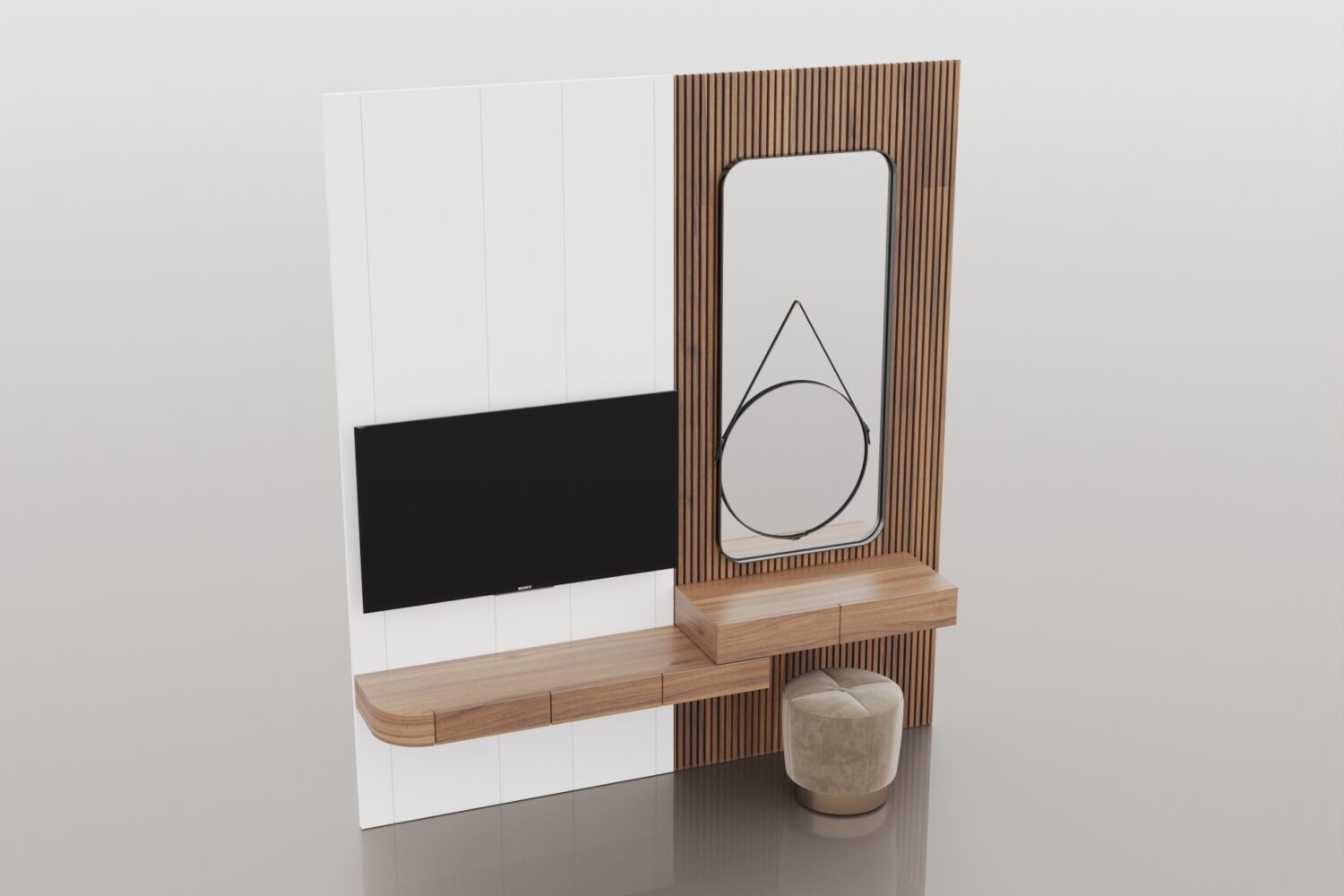 3D Model Dressing Table Free Download 0247