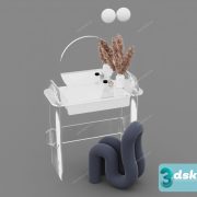 3D Model Dressing Table Free Download 0269