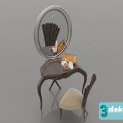 3D Model Dressing Table Free Download 0308