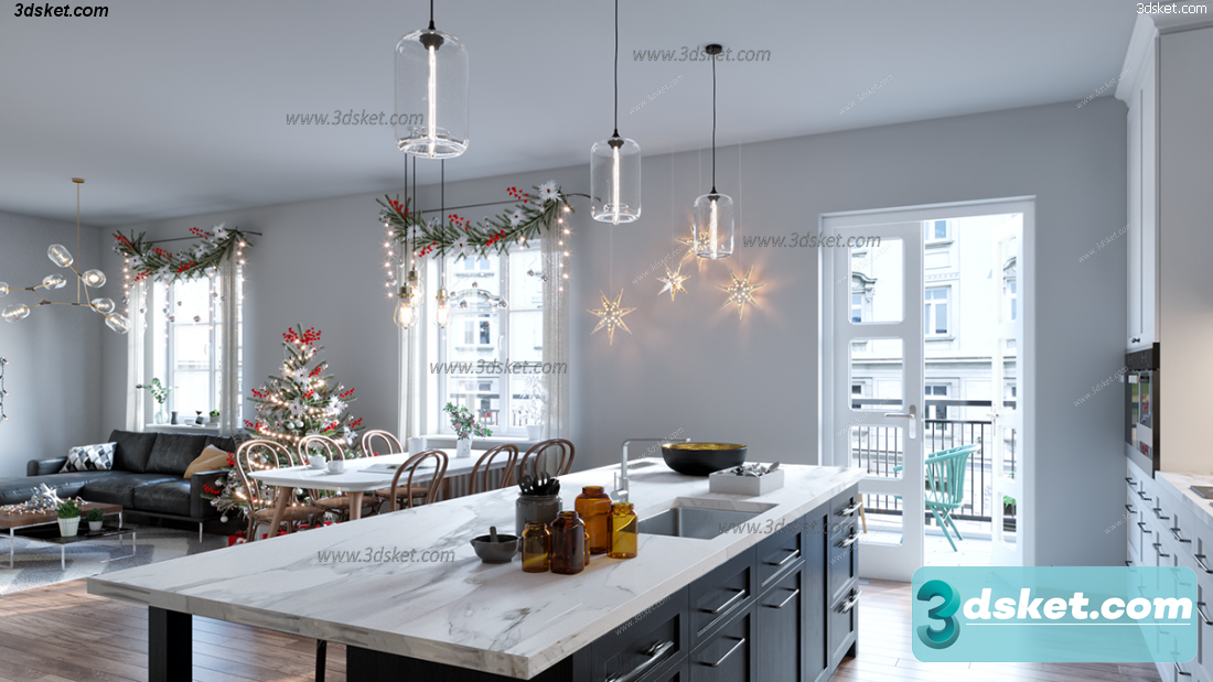 3D Model Holiday Free Download 006