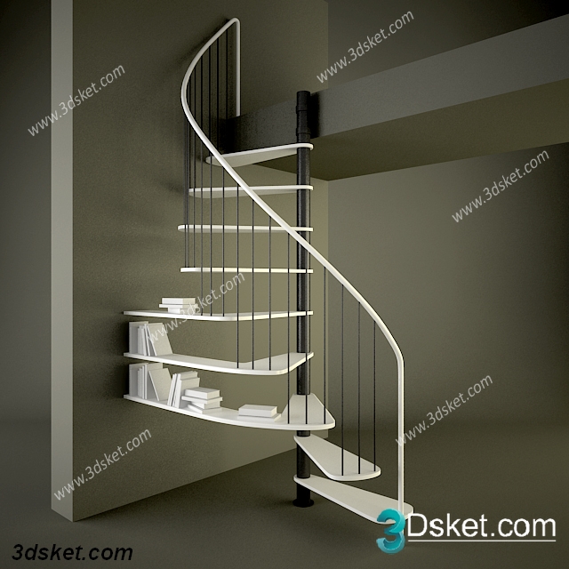 3d Model Stair 16 Free Download