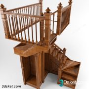 3d Model Stair 23 Free Download