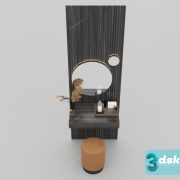 3D Model Dressing Table Free Download 0417