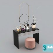 3D Model Dressing Table Free Download 0442