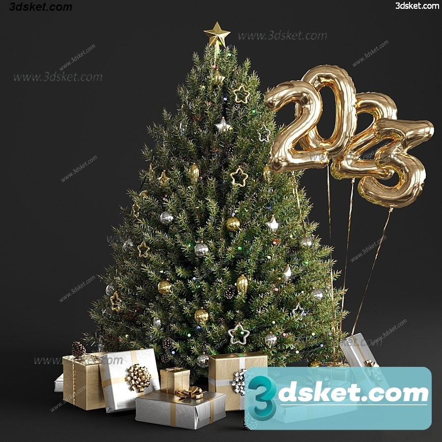 3D Model Holiday Free Download 017