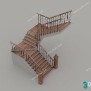 3D Model Staircase Free Download 0627