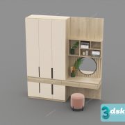 3D Model Dressing Table Free Download 0691