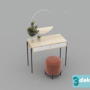3D Model Dressing Table Free Download 0715