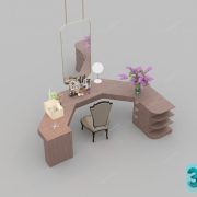 3D Model Dressing Table Free Download 0979