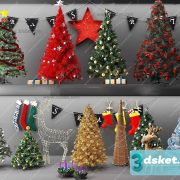 3D Model Holiday Free Download 021