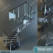 3D Model Staircase Free Download 041