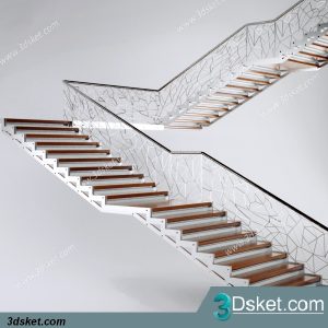 3D Model Staircase Free Download 049