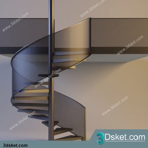 3D Model Staircase Free Download 053
