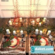 3D Model Holiday Free Download 037