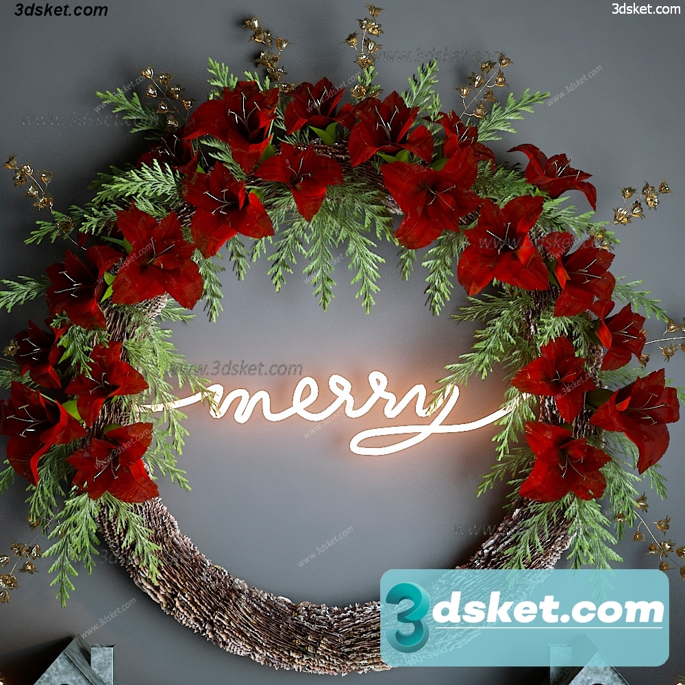 3D Model Holiday Free Download 030