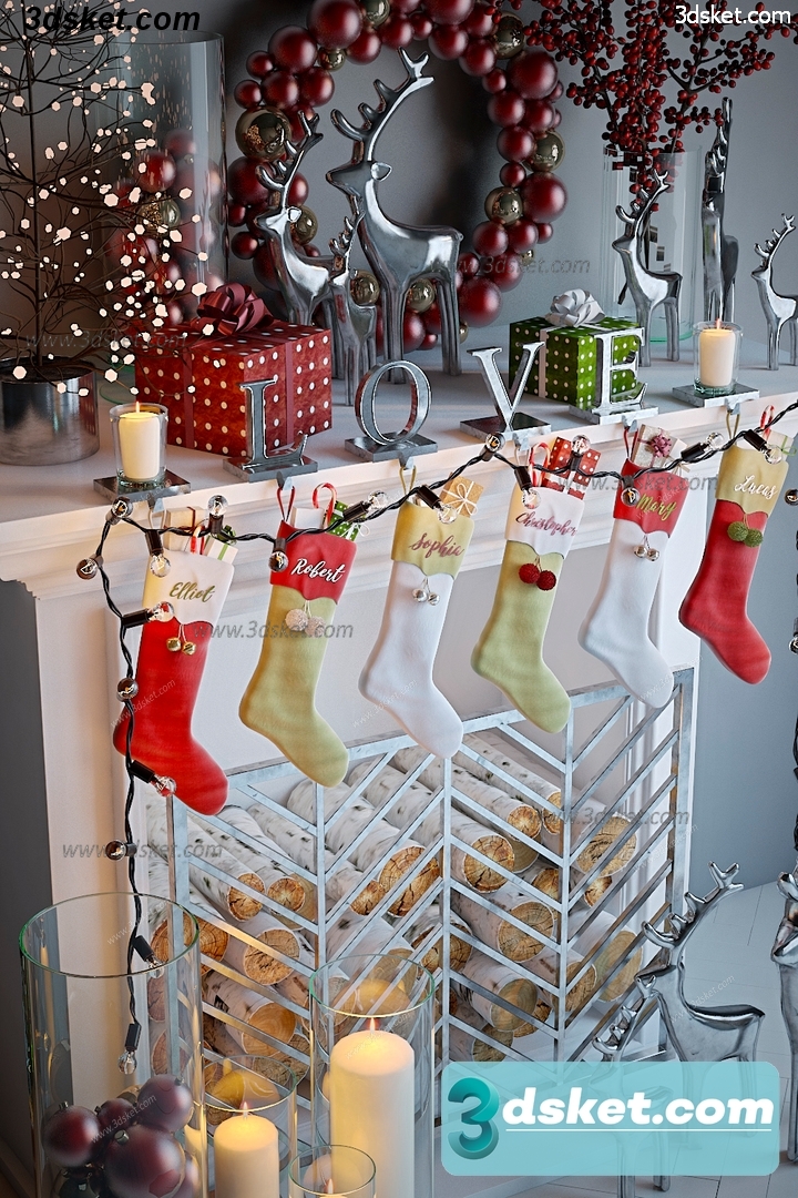 3D Model Holiday Free Download 031