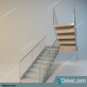 3D Model Staircase Free Download 054