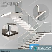 3D Model Staircase Free Download 039