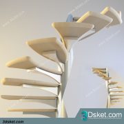 3D Model Staircase Free Download 045