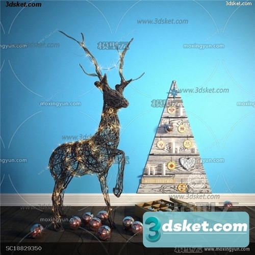 3D Model Holiday Free Download 050