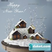 3D Model Holiday Free Download 044