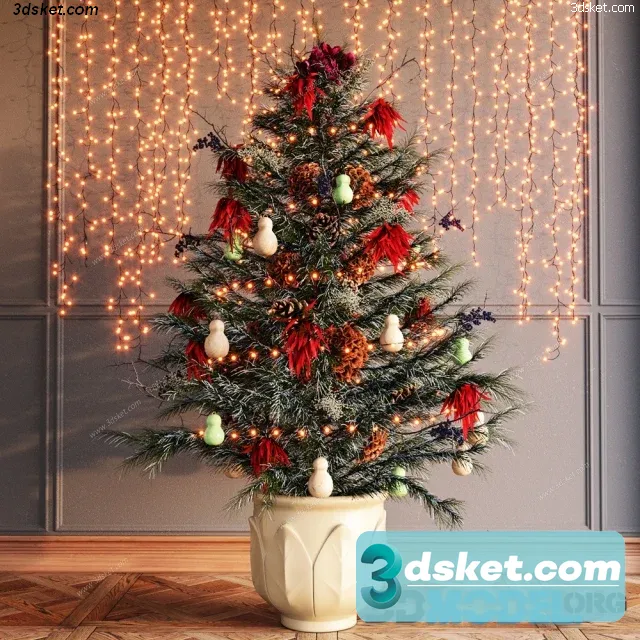 3D Model Holiday Free Download 046