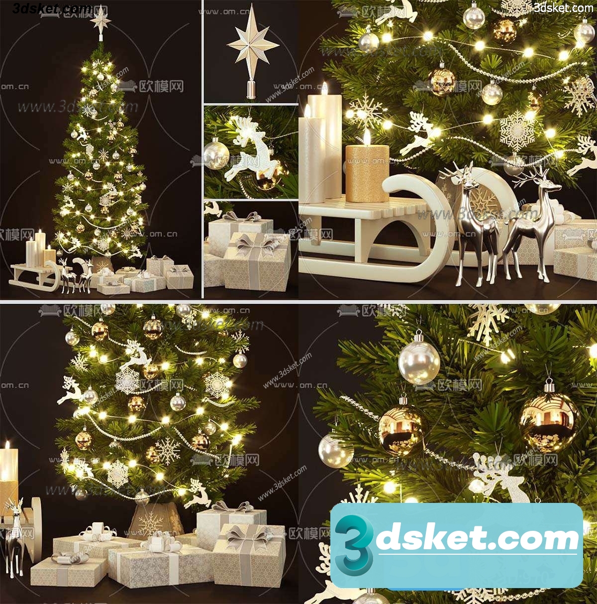 3D Model Holiday Free Download 026