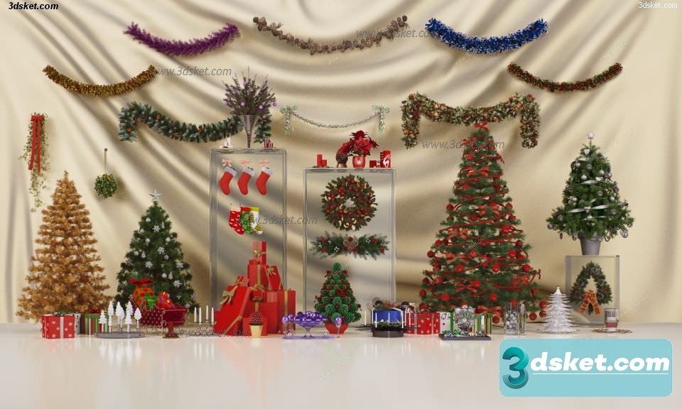 3D Model Holiday Free Download 053