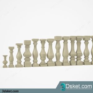 3D Model Staircase Free Download 059