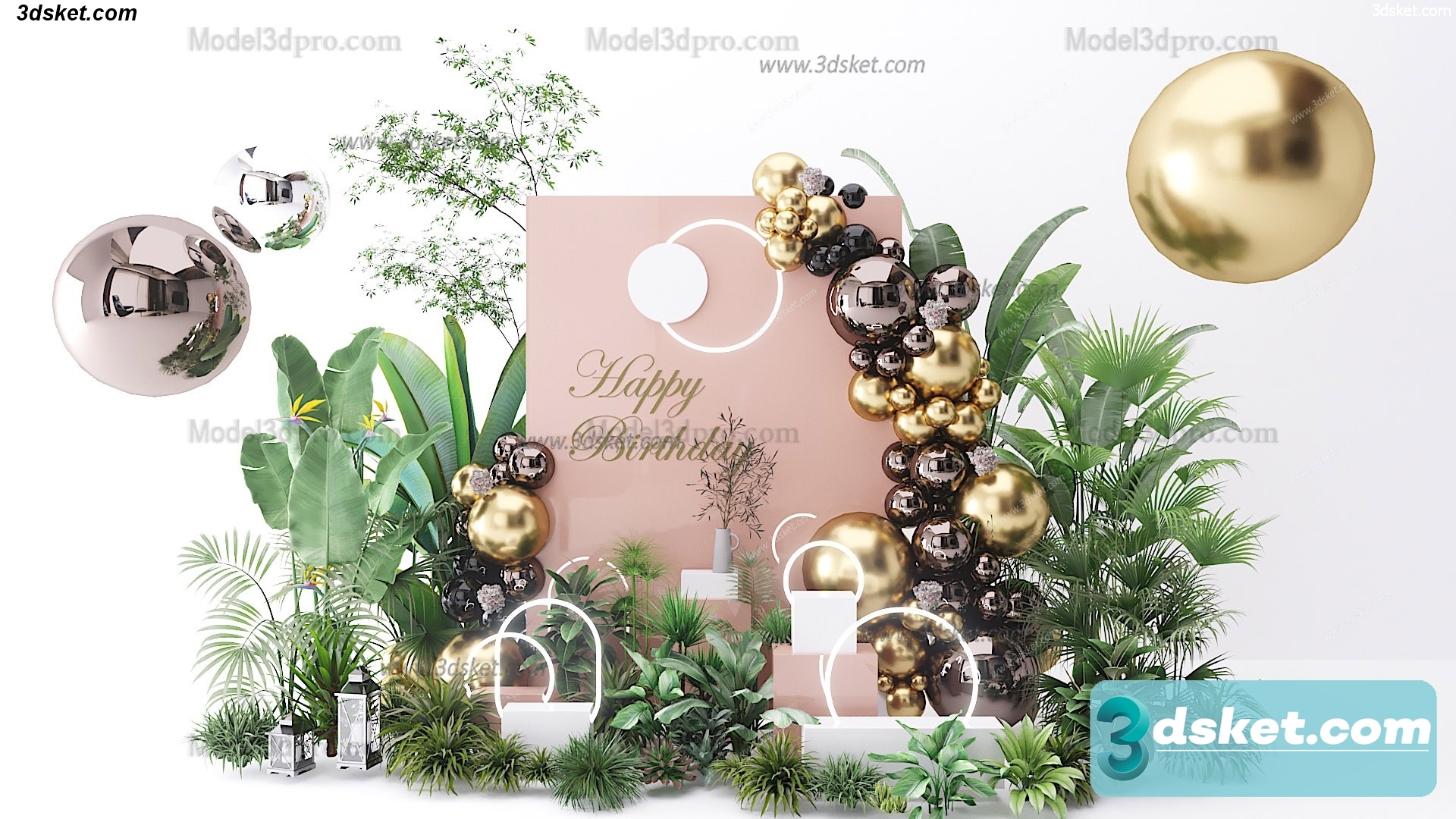 3D Model Holiday Free Download 064