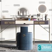 3D Model Dressing Table Free Download 003