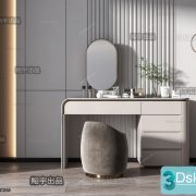 3D Model Dressing Table Free Download 009