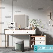 3D Model Dressing Table Free Download 011