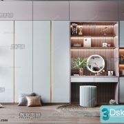 3D Model Dressing Table Free Download 016