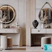 3D Model Dressing Table Free Download 019