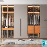 3D Wardrobe Model C016 Free Download