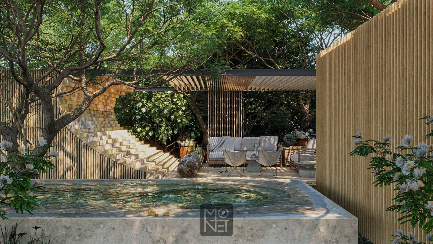 3D Exteriors Model 019734 Scene 3dsmax