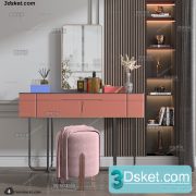 3D Model Dressing Table Free Download 030