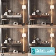 3D Model Dressing Table Free Download 040