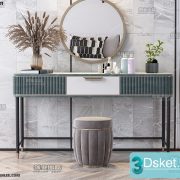 3D Model Dressing Table Free Download 042