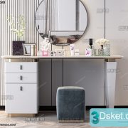 3D Model Dressing Table Free Download 044