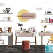 3D Model Dressing Table Free Download 045