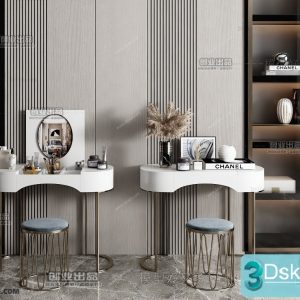 3D Model Dressing Table Free Download 053