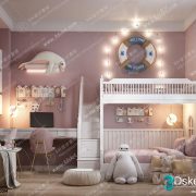 3D Interior Scene Children Room 0812
