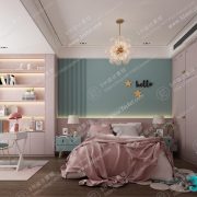 3D Interior Scene Children Room 0822