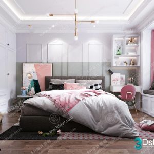 3D Interior Scene Children Room 0825